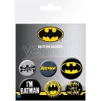 Dc Comıcs - Badge Pack – Batman Comics X4 Rozet- Pin - BP0733