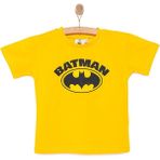 DC Comics Batman Erkek Tshirt Erkek Bebek - Hardal - 2 Yaş