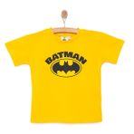 DC COMICS Erkek Bebek Lisans Tişört Bisiklet Yaka Short Sleeve - Hardal