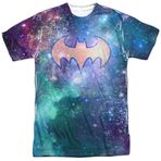 DC Comics Men's Batman Double Sided Print Sublimated T-Shirt, White, X-Large