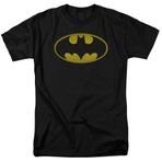 DC Comics Men's Big-Tall Batman Logo T-Shirt, Black, 3X-Large