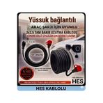 DC-ELEKTRO HES kablolu Araç Şarjı Uyumlu 5 Metre 3x2.5 mm Ttr Tam Bakır) Yağmurda kullanıma uygun Uzatma Seyyar