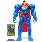 DC Metal Force Superman aksiyon figürü, 30 cm büyüklüğünde, aksiyon dolu maceralar için 8 eklem noktası. 4 yaş ve üstü çocuklar için