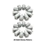 Dc Motor 3v-6v Mikro Hobi Motoru Deney Robotik Proje Oyuncak Araba Motoru Küçük Güçlü Motor 20adet
