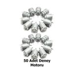 Dc Motor 3v-6v Mikro Hobi Motoru Deney Seti Robotik Proje Oyuncak Araba Motoru Küçük Motor 50adet