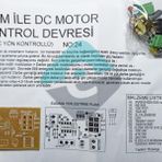 Dc Motor Kontrol Devresi 4a (hız Ve Yön Kontrollü) Demonte Kit Kendin Yap