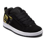 DC Shoes Court Graffik Siyah Erkek Çocuk Spor Ayakkabı