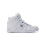 DC Shoes Manteca 4 Hi - Kadınlar için yüksek kaliteli deri ayakkabı, Beyaz Gümüş, 39 EU
