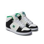 DC Shoes Manteca 4 HiSneaker erkek spor ayakkabısı, Siyah Beyaz Yeşil, 40 EU