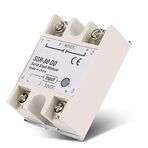 DC SSR yarı iletken röle, Keenso SSR-80DD 3-32VDC - 5-60VDC 80A çıkış akımı DC-AC yarı iletken röle Endüstriyel otomasyon prosesleri için SSR modülü