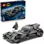 Dc Superman Batmobile 76331-9 Yaş Üzeri Erkek Kız Çocuklar Için Kumaş Pelerinli, Zırhlı Hatıra Minifigürü İçeren Yaratıcı Oyuncak Yapım Seti, Hediye Fikri (220 Parça)