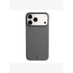 DCC-206 Magsafe Uyumlu Kamera Standlı Aramid Fiber Karbon iPhone 17 Pro Kılıf