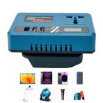 DC'den AC Inverter, Açık Güç İnverter - DC 18V-21V-220V AC INVERTER Telefon Şarj Cihazı | Yol gezisi ve kamp için 2 USB bağlantı noktası ve 1 Type-C ile akıllı hızlı şarj cihazı adaptörü