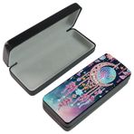 DCIDBEI Diamond Painting gözlük kılıfı erkek gözlüğü güneş gözlüğü düzenleyici güneş gözlüğü kutusu gözlük kabı Valise De Voyage güneş gözlükleri için saklama koruması gözlük kabı ay rüya kapanı