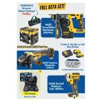 Dck305p2t-Qw Şarjlı 3 Lü Set Dch273 18V Xr Akülü Kırıcı Delici Matkap Kömürsüz Şarjlı Hilti Dcg405 Xr Avuç İçi Taşlama Spiral 125 Lik Dcf887 18V Akülü Darbeli Duvar Beton Delme Torklu Vidalama Seti