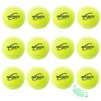DCSUIT Köpek Tenis Topu - 12'li Paket 6,35 cm Gıcırdama İnteraktif Oyuncak Topları Gıcırdama - Eğitim, Egzersiz, Oyun için Uygun - Küçük Orta Büyük Köpekler için