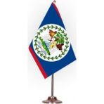 d&d Plus Belize Masa Bayrağı Direkli