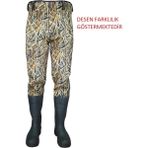 DDK Nepren Pantolon Çizme ( Kamuflaj Avcı Sazlık Desen Tulum) - 45