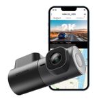 DDPAI 2K Dash Cam, QHD 1440P Araba Dash cam Ön, Otomobiller için Dash Kamera, 5G WiFi, AI-ISP Gece Görüş, 360 ° Dönebilir, Akıllı APP, ADAS, WDR, AOV 20 Gün Park İzleme, Destek 256GB TF Kartları