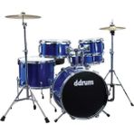 DDRUM D1 - Junior Davul Seti - Police Blue-Mavi Renk Junior Boy Akustik Bateri Seti