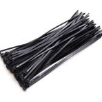 DDTREND 1000 Adet Siyah Plastik Kelepçe , Cırt Kablo 2,5 mm En - 10 cm Uzunluk