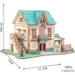 De Beers 3D Ahşap Puzzle Yapboz Ahşap Ev Inşaat Modeli Kendin Yap Montaj Kitleri Çocuklar Için Eğitici Oyuncaklar Çocuk Odası Dekorasyonu (Yurt Dışından)
