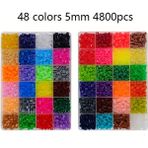 De Beers Hama Boncuk 5mm Pegboard'lu Ütü Kağıdı Renkli Sigorta Boncuk Seti Boncuk Seti Çocuklar Için Oyuncaklar Ütü Boncukları (Yurt Dışından)