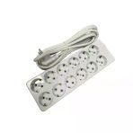 De-Pa 12’Li Topraklı Grup Priz | 5 Metre Kablolu | 16A 220V | 3X1,5 Mm² Kablo | Çoklu Priz Uzatma
