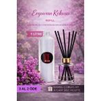 De Parfum Erguvan Çiçeği Kokulu Oda Kokusu 1 Litre Yedek Dolum Şişesi + 115 ml Cam Şişe ve Bambu Çubuk