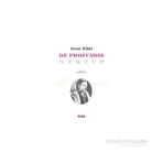 DE PROFUNDIS MEKTUP - OSCAR WILDE