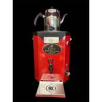 DE12-NOVA Jumbo Çay Makinesi Tek Demlikli Dijital Termostatlı 13LT. Elektrikli Semaver Kırmızı Siyah - Kırmızı - Siyah