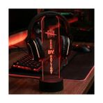 Dead By Daylight Logolu - Rgb Işıklı Pleksi Kulaklık Standı - Oyuncu Kulaklık Tutucu Askı - Gaming Oda Aksesuarı