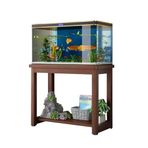 (de:Akvaryum standı, masif ahşaptan akvaryum standı, bitki raflı, 5 10 15 20 30 40 galon akvaryum masası, ev ofis için sürüngen havuz standı (B, 80 x 50 cm (31 1/2 inç x 19 3/4