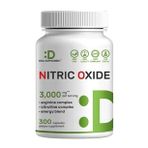 DEAL SUPLAMENT Nitric Oxide Supplement 3000mg, 300 Capsules – Arginine, Citrulline, Korean Red Ginseng, Tonkat Ali, Maca Root, Marshmallow Blend. (Renksiz)