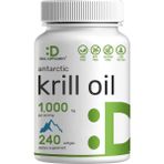 Deal Supplement Antarctic Krill Oil Omega 3 1,000 mg Per Serving - 240 Softgels - 240 KAPSÜL