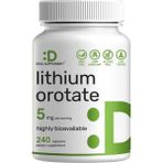 Deal Supplement Deal Suplament Lithium Orotate 5mg, 240 Capsules – Highly Bioavailable. - Aromasız