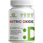 Deal Supplement Deal Suplament Nitric Oxide Supplement 3000MG, 300 Capsules – Arginine, Citrulline, Korean Red Ginseng, Tonkat Ali, Maca Root, Marshmallow Blend. - Aromasız