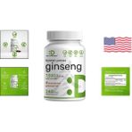 Deal Supplement Korean Red Panax Ginseng Root Extract 7,500 mg - Per Serving 240 Softgels