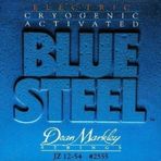 Dean Markley 2555 12-54 Blue Steel Jazz Elektro Gitar Tel Seti