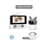 DEANB 4.3 İnç Kablosuz Monitörlü 150m Menzil 720P 2.4GHz İNTERKOM Hareket Algılayıcı IP Bebek Kamerası