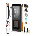 DEANB 8000mAh Dijital Ekranlı Araba Akü Takviye'li Kompresör Araç Lastik Şişirme Hava Pompası - 150PSI