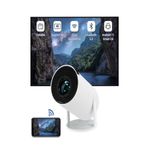 DEANB Dahili Wifi, Bluetooth, Netflx, Youtube 1280/720P 4K Full Hd Projeksiyon 11.0 Android Sinema Sistemi