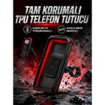 Deanb Motosiklet Telefon Tutucu 4-6.9’’ | Gidon Ve Ayna Bağlantılı, Titreşim Engelli, Sarsılma Önleyici - Siyah