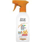 Dear Body SPF 50 Güneş Kremi 200 ml Suya Dayanıklı UVA/UVB Koruma Nemlendirici Tüm Cilt Tipleri ve Çocuklar İçin