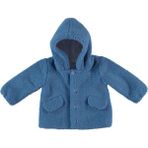 Dear Enika Monaroza Erkek Mont Peluş Koyu Mavi Bebek Mont 22-546 - 1 - 1,5 Yaş