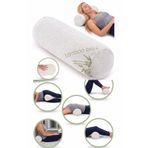 Dear Visco Çok Amaçlı Visco Yastık Bel Boyun Bacak İçin Ortopedik Yastık Ergonomik Silindir Yastık 46*14 cm