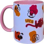 Dearenscom Love Better Dog Kupa - Pembe - 300 ml