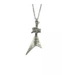 Death Elektro Gitar Figürlü Rock Metal Grup Kolyesi – Unisex - Zamak Kaplama Zincir 60 Cm