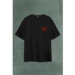Death Life Will Never Last Metal Band Metallica Sırt Ön Baskılı Oversize Tişört Unisex T-Shirt