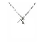 Death Note L Figürlü & Haç Sembollü Unisex Kolye – Gizemli Ve Anlamlı Tasarım